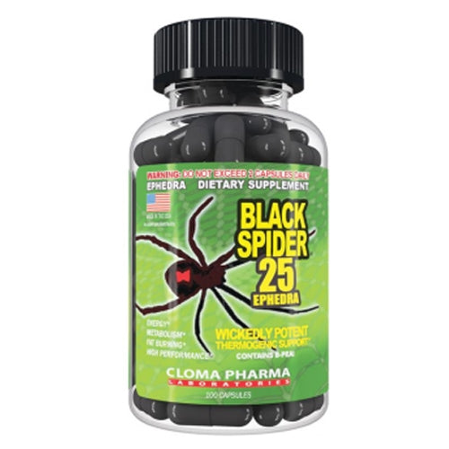 Cloma Pharma Laboratories Black Spider 25 With Ephedra