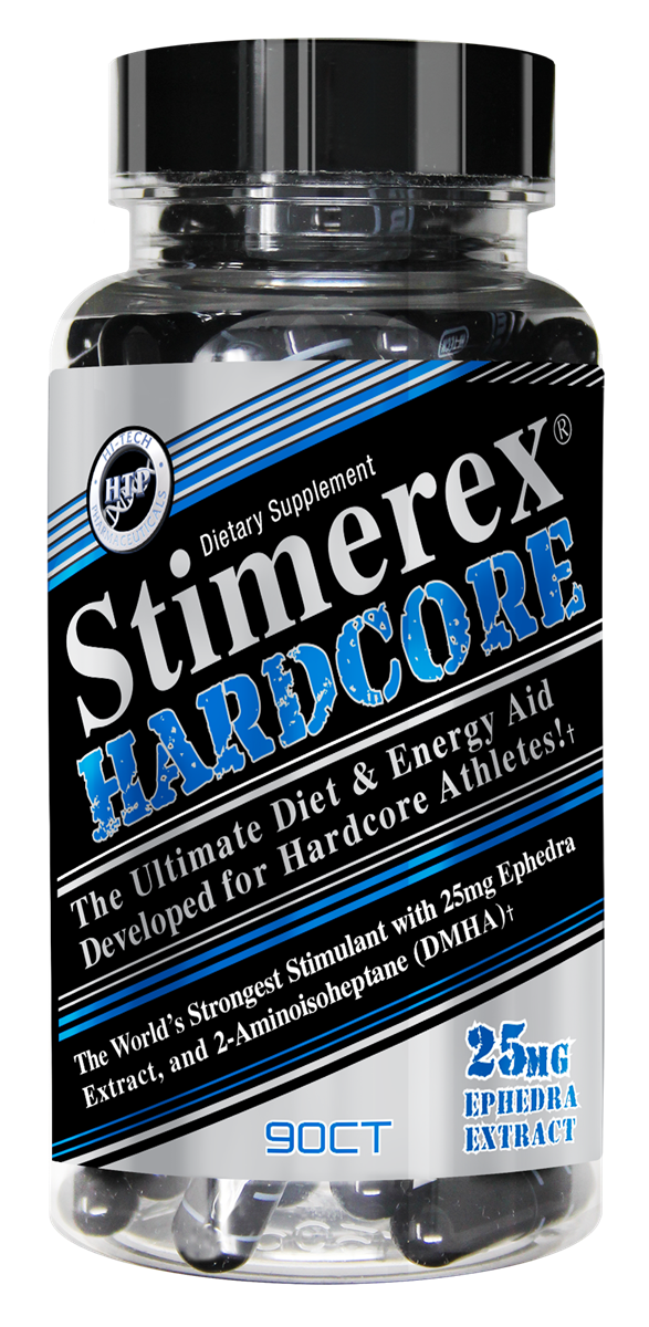 Hi-Tech Pharmaceuticals Stimerex Hardcore With Ephedra 90CT