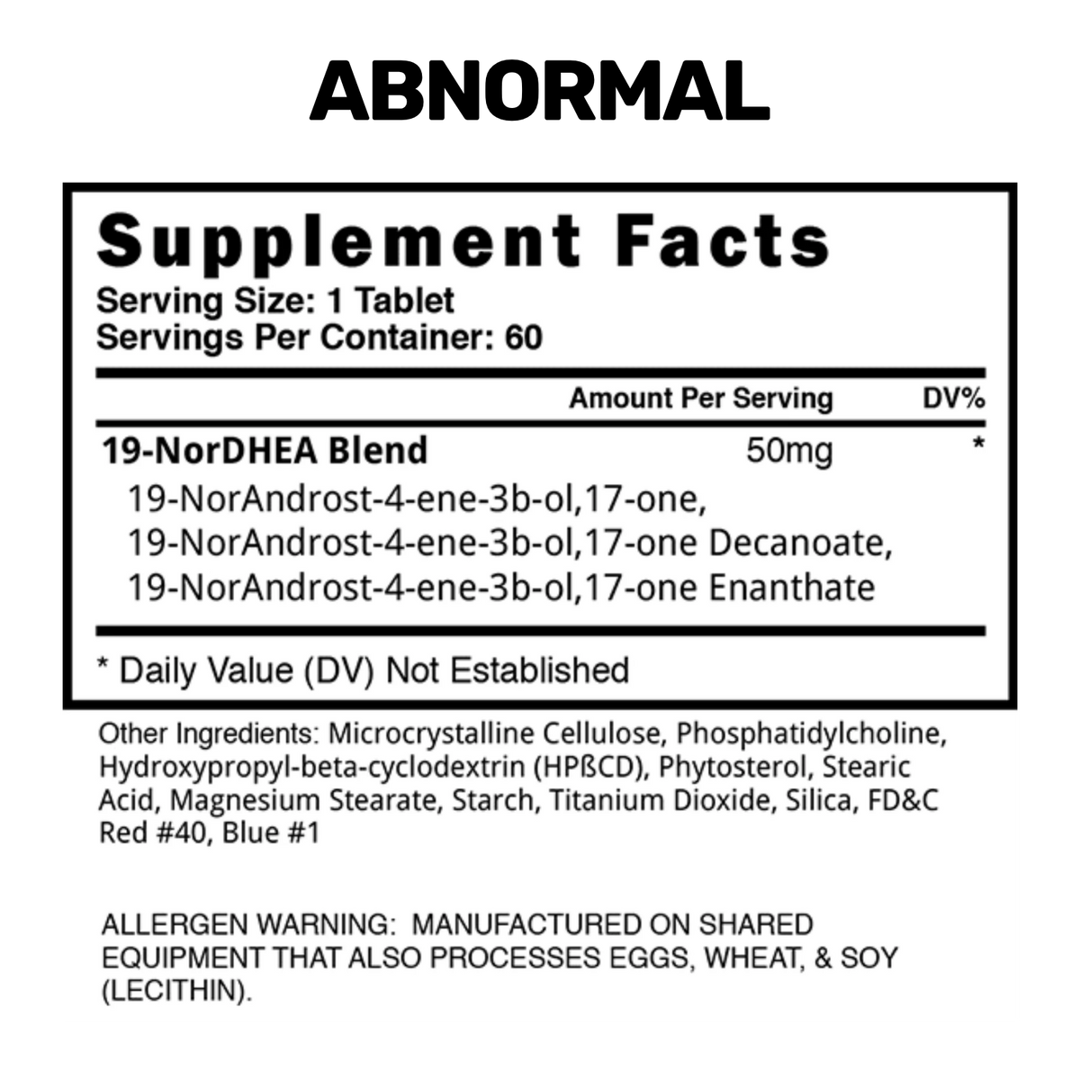 Blackstone Labs Abnormal
