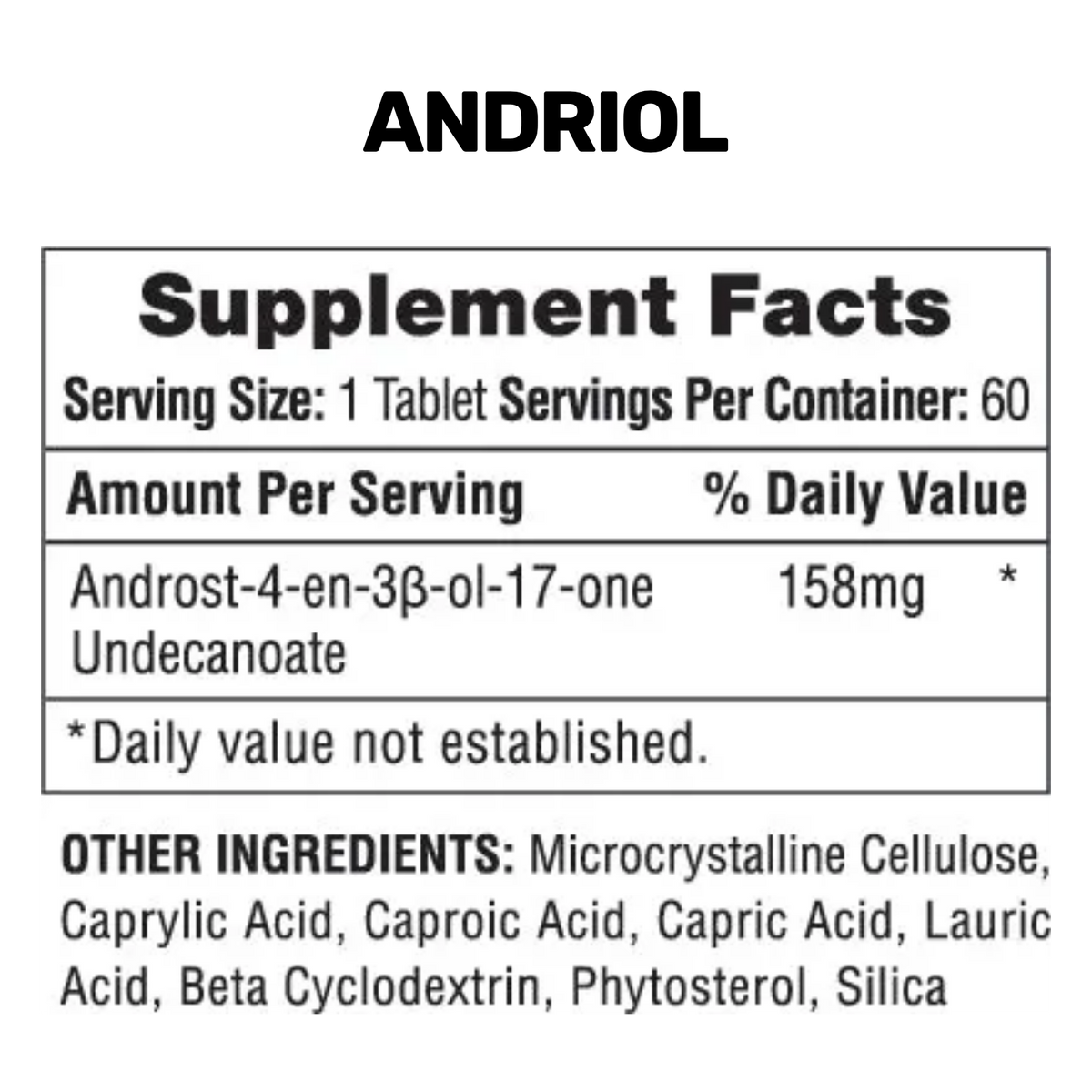 Hi-Tech Pharmaceuticals Andriol