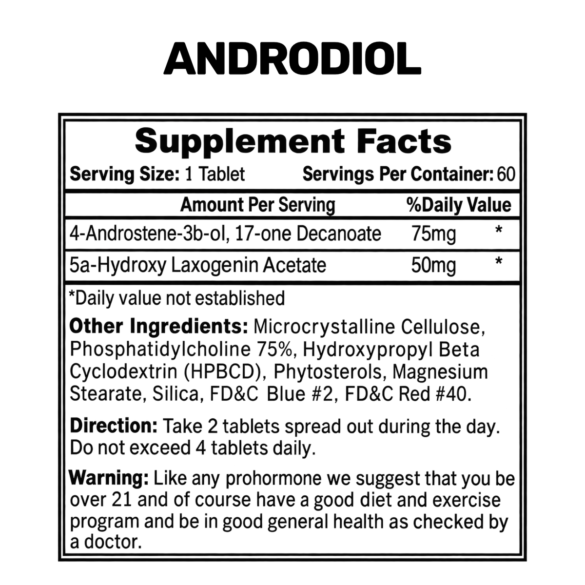 Hi-Tech Pharmaceuticals Androdiol