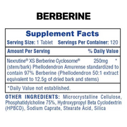 Hi-Tech Pharmaceuticals Berberine 120 Tablets