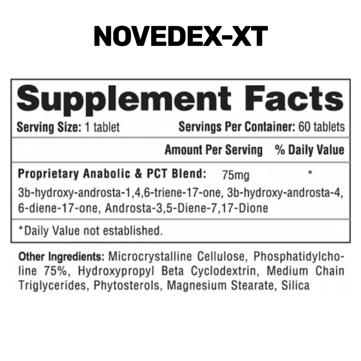Hi-Tech Pharmaceuticals Novedex-XT