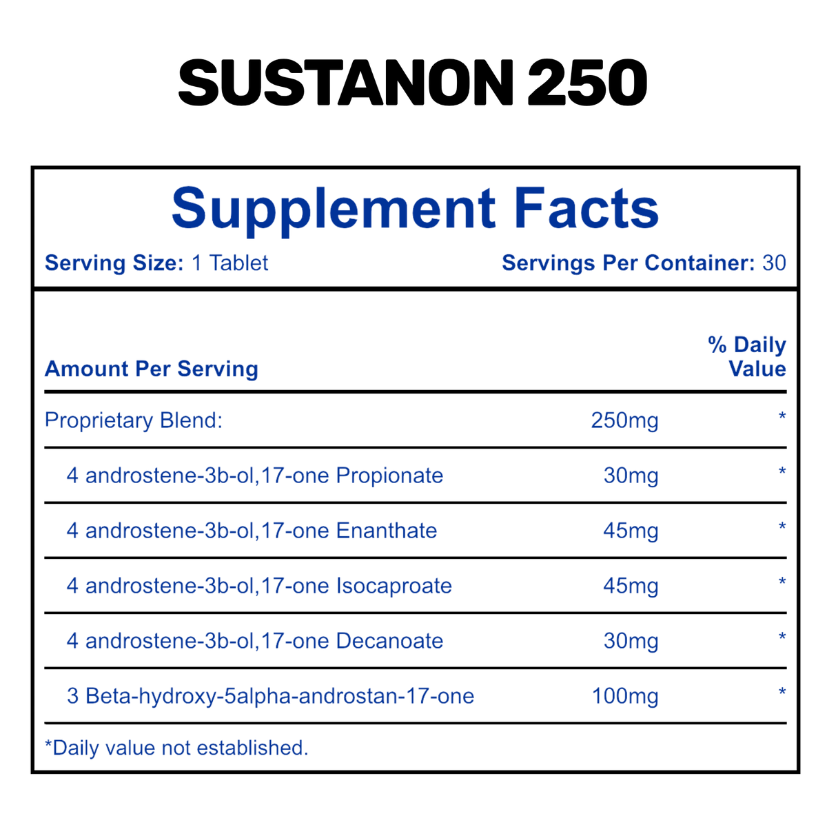 Hi-Tech Pharmaceuticals Sustanon 250