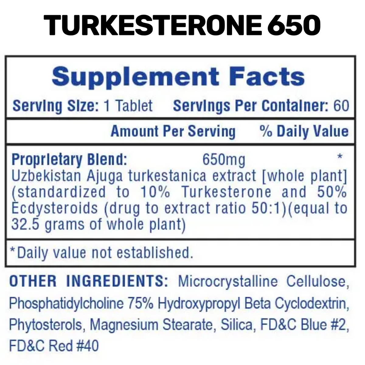 Hi-Tech Pharmaceuticals Turkesterone 650