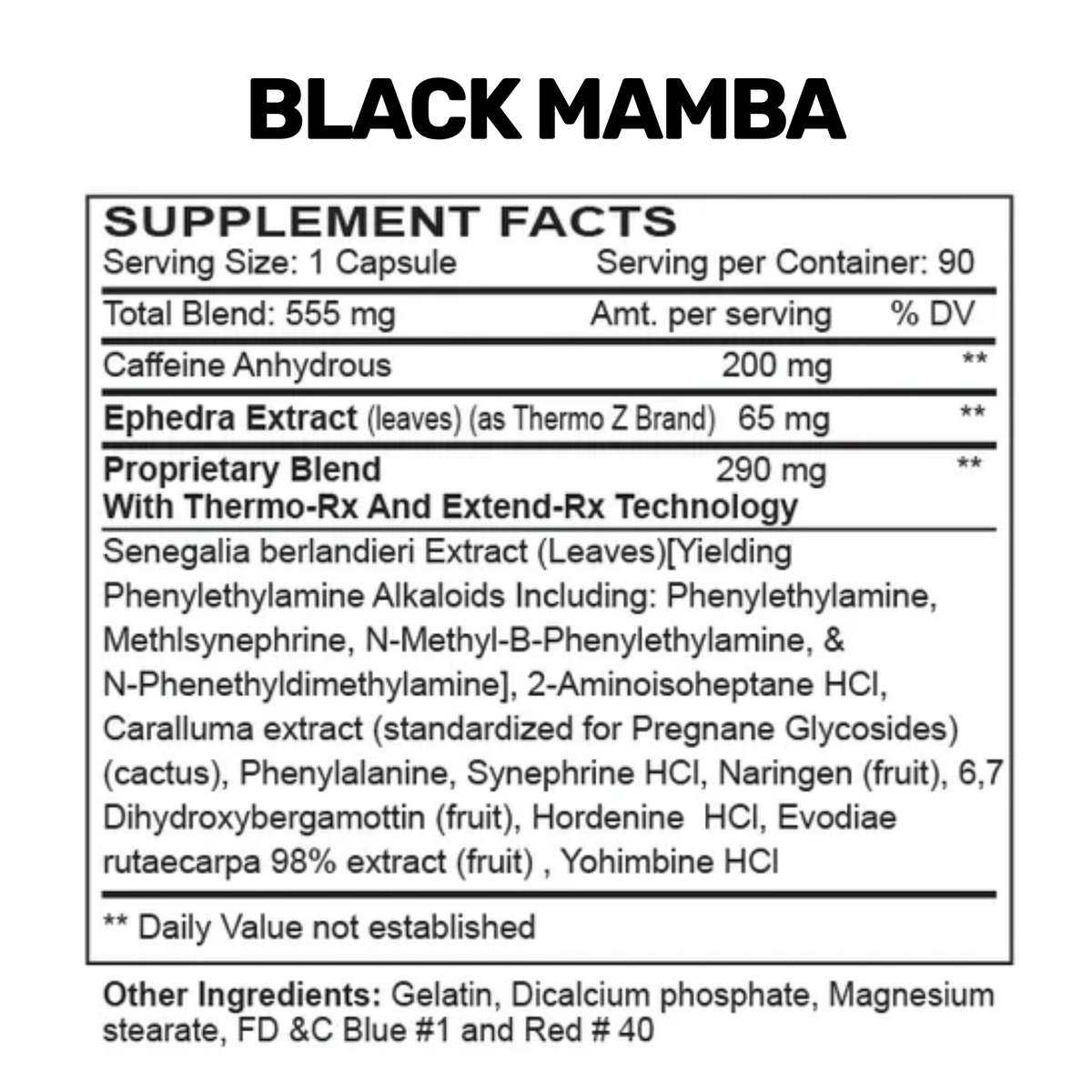 Innovative Labs Black Mamba 90 Capsules