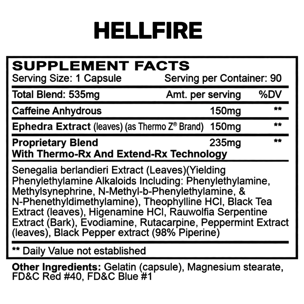 Innovative Labs Hellfire CLA Stack