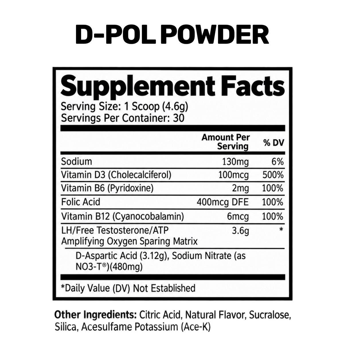 Purus Labs D-Pol Powder