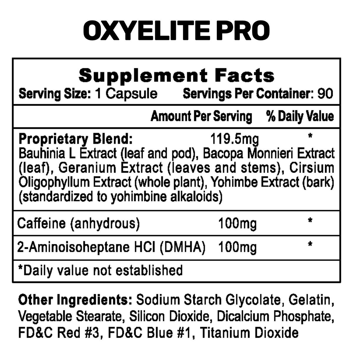 USP Labs OxyElite Pro 90 Capsules