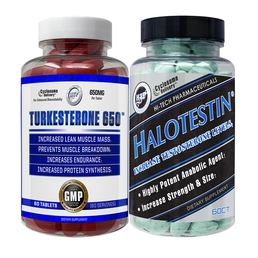 Hi-Tech Pharmaceuticals Turkesterone Halotestin Stack
