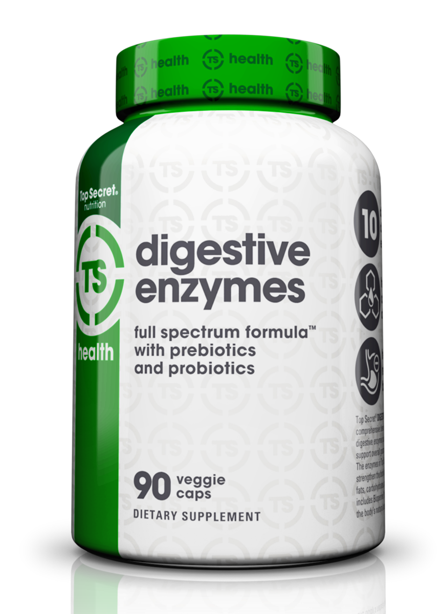 Top Secret Nutrition Digestive Enzymes Pre & Probiotics
