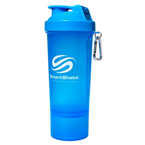Smart Shake Slim Shaker Cups 17 Oz Neon Blue
