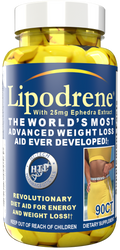 Hi-Tech Pharmaceuticals Lipodrene w/ Ephedra 90 Tablets