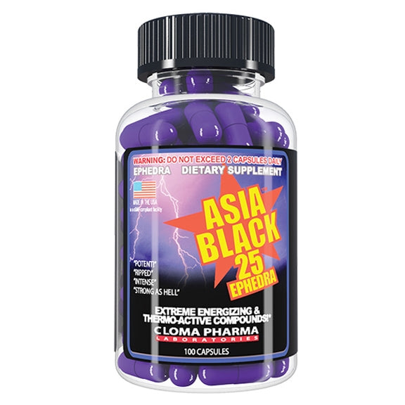 Cloma Pharma Laboratories Asia Black 25 With Ephedra