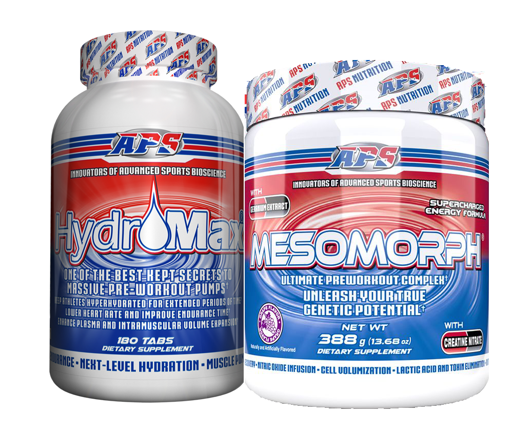 APS Mesomorph With DMHA  HydroMax Pre-Workout Stack