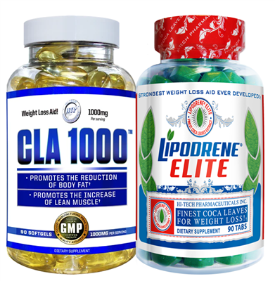 Hi-Tech Pharmaceuticals Lipodrene Elite CLA Stack Fat Burner