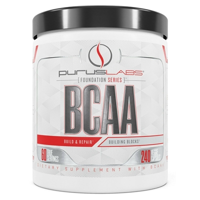 Purus Labs Foundation Series BCAA Muscle Building Amino Acid Supplement